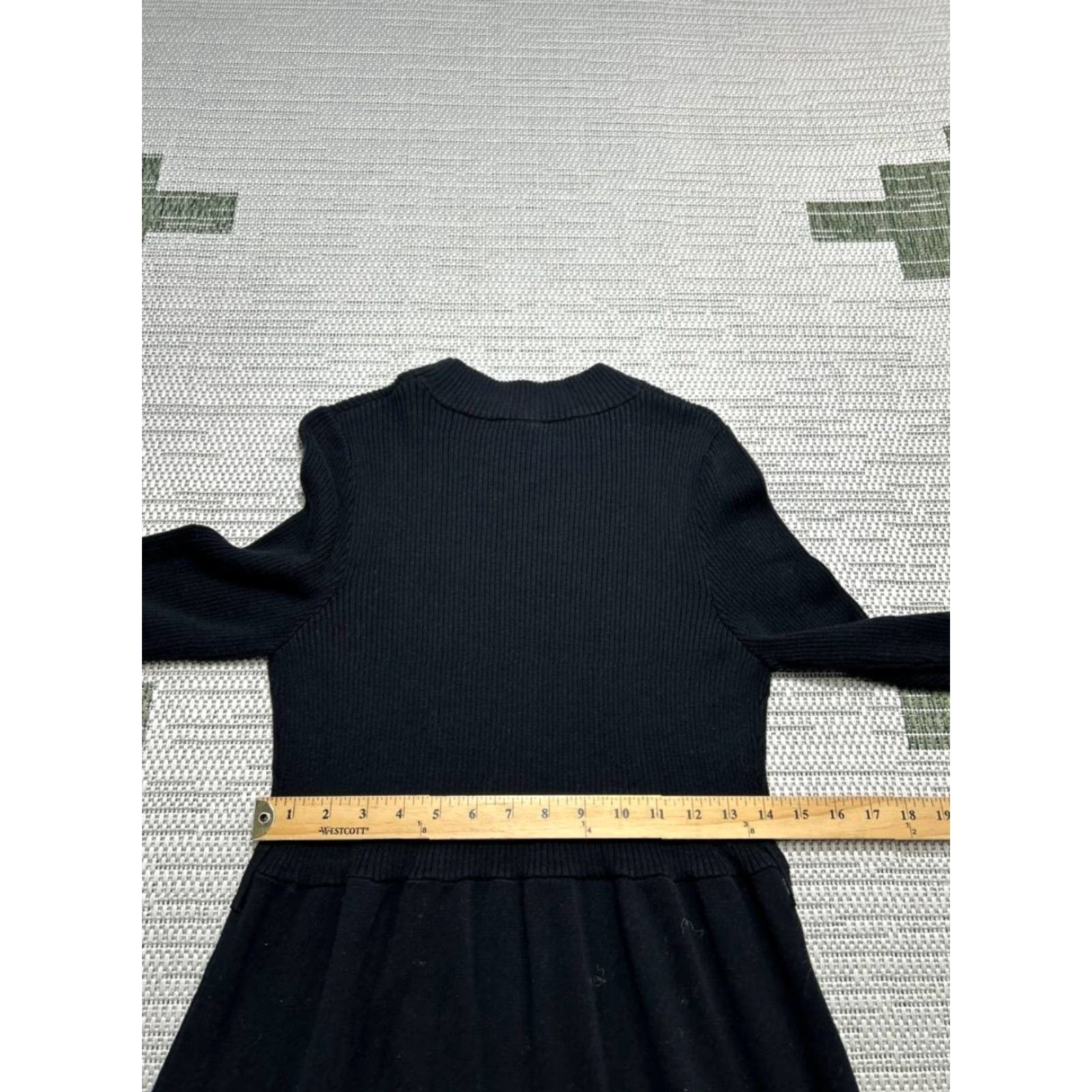 Free People Free People Dress Womens Large Black Cotton Blend Knit Blouson Size L / US 10 / IT 46 - 7 Thumbnail