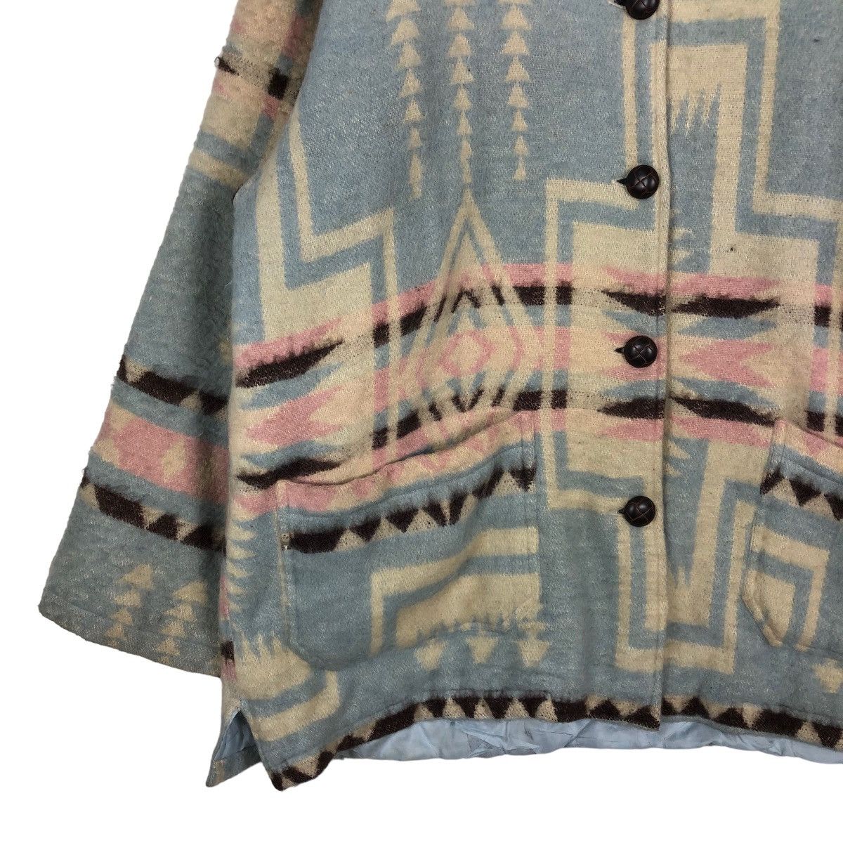 Japanese Brand 📌VINTAGE WOOL JACKET TWO PEOPLE JAPAN NAVAJO NATIVE Size US M / EU 48-50 / 2 - 5 Thumbnail