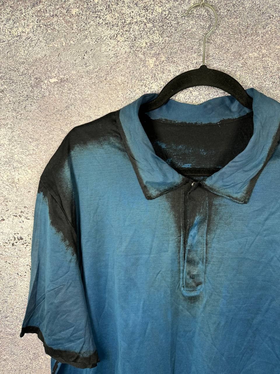 Prada Rare Archive Prada Garmen dye Polo T-Shirt y2k 2XL Size Size US XXL / EU 58 / 5 - 3 Thumbnail
