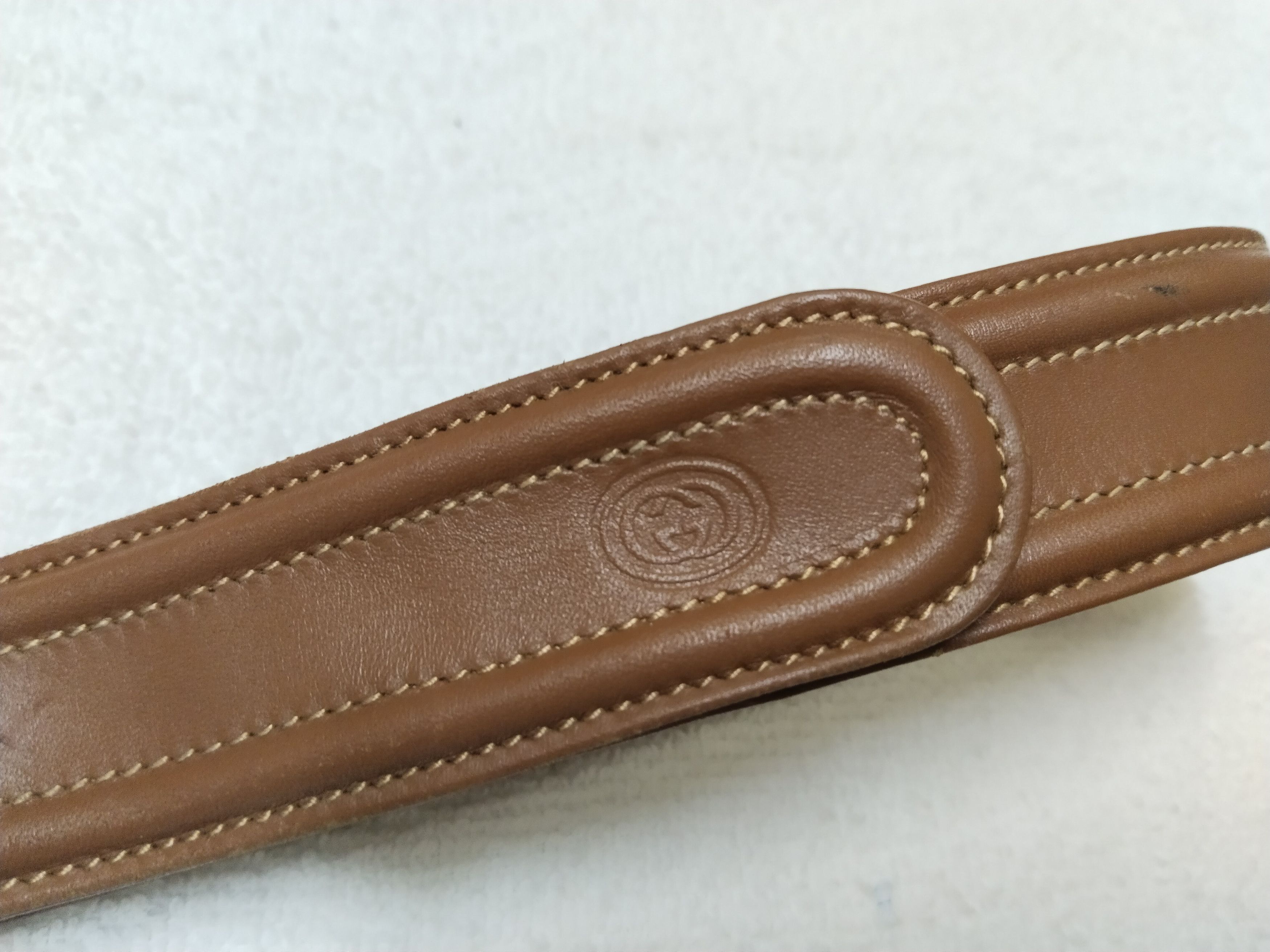 Gucci Gucci Leather Belt Size 36 - 2 Thumbnail
