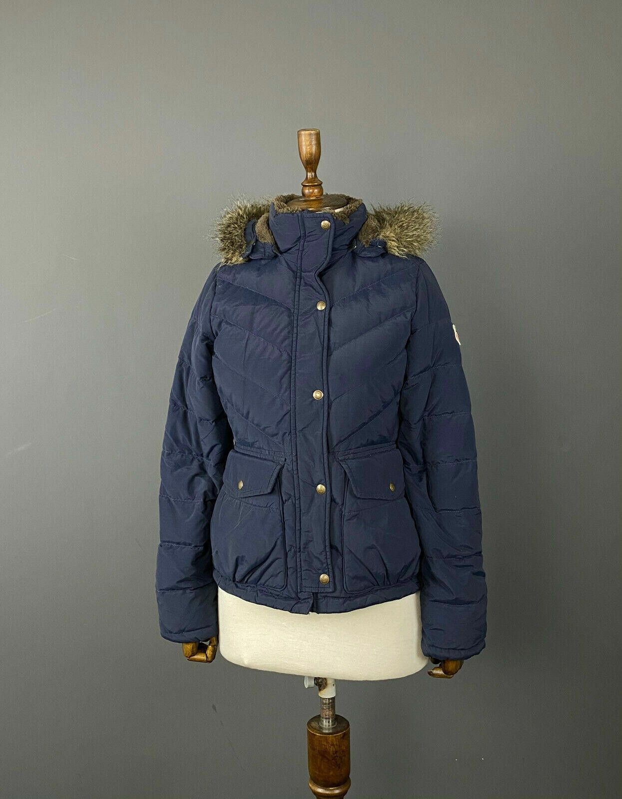 Designer Vintage Polo Jeans Co Ralph Lauren Blue Faux Jacket Size S Size S / US 4 / IT 40 - 1 Thumbnail