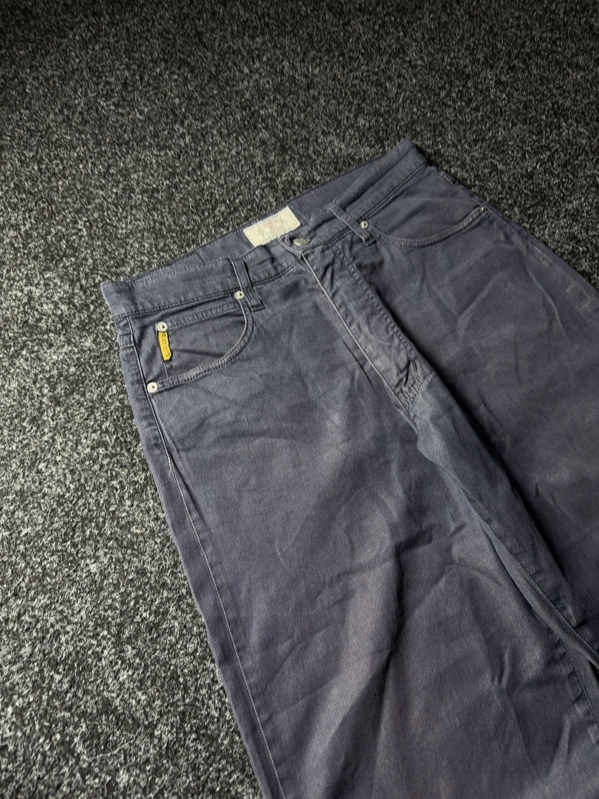 Armani 90s Armani Jeans Washed Faded Blue Straight Fit Denim Pants Size US 30 / EU 46 - 6 Thumbnail