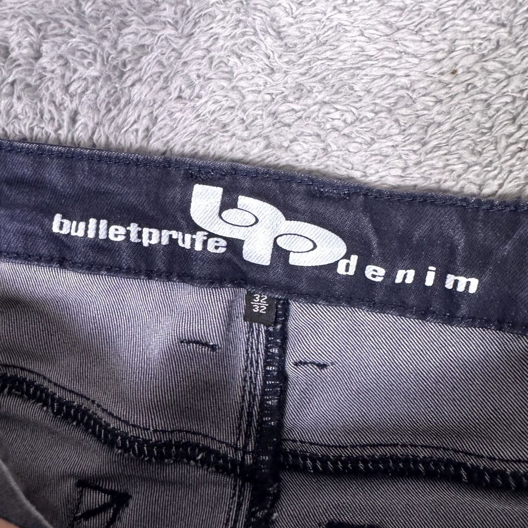 Denime Bulletprufe Jeans Mens 32x30 Regular Denim 5 Pocket Pants Navy Work Shirt? Size US 32 / EU 48 - 5 Thumbnail