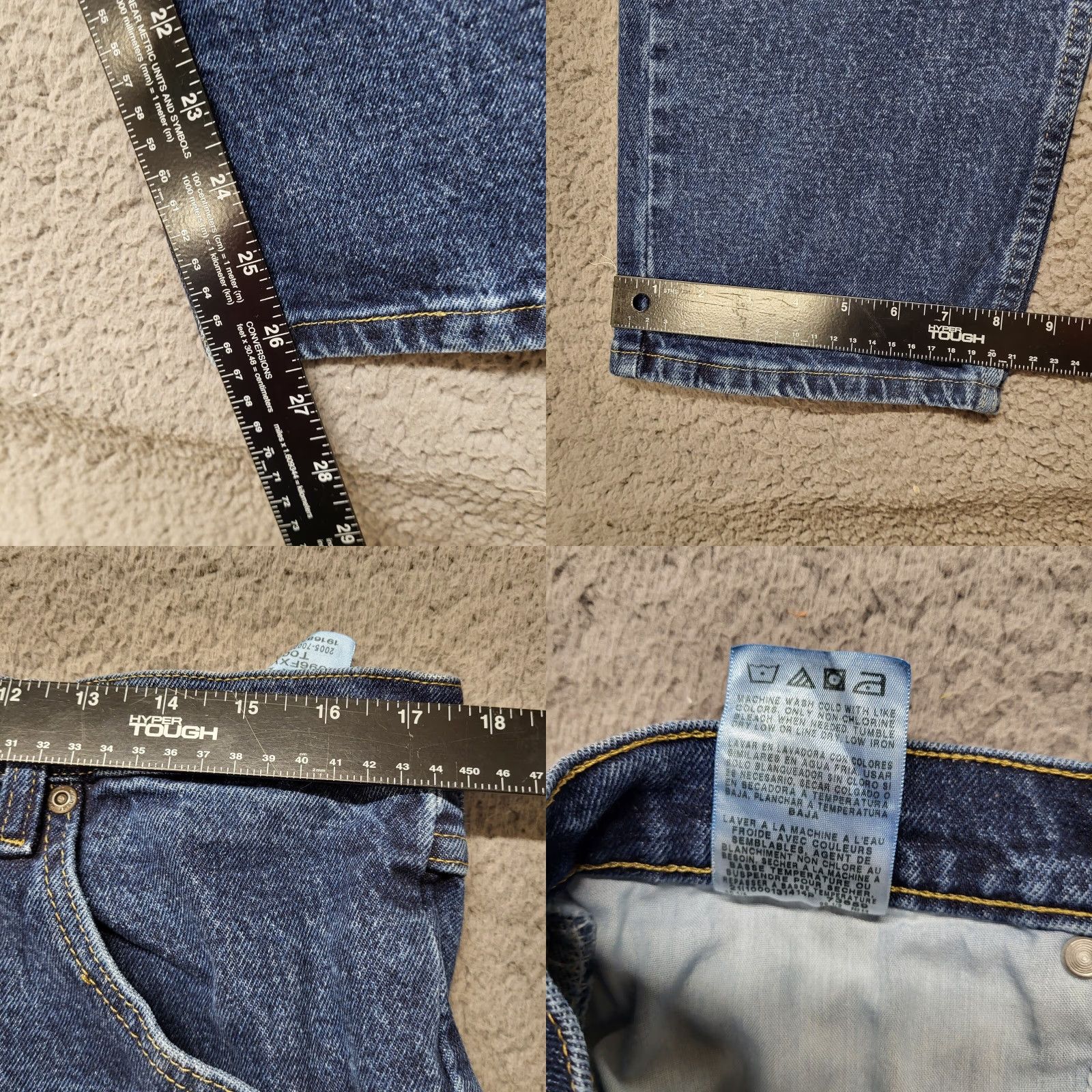 Wrangler Wrangler Jeans Regular Fit with Flex Mens W36×29 Dark Blue 1096FXVMF Five Star Premium Denim Five Star Regular Mens Jeans Dark Blue Size US 36 / EU 52 - 8 Thumbnail
