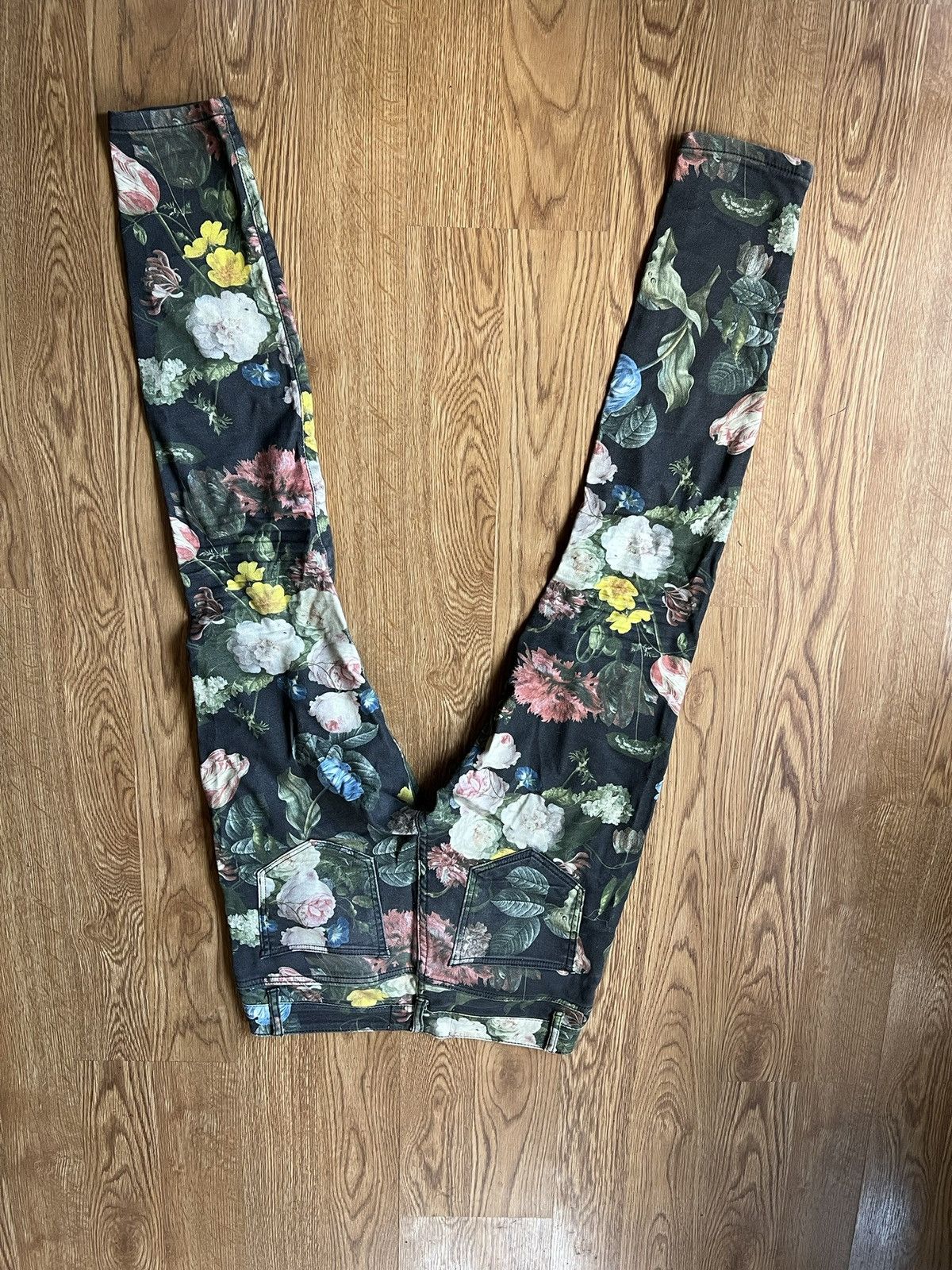Profound Aesthetic Profound Floral Slim Fit Chinos Size US 30 / EU 46 - 3 Thumbnail