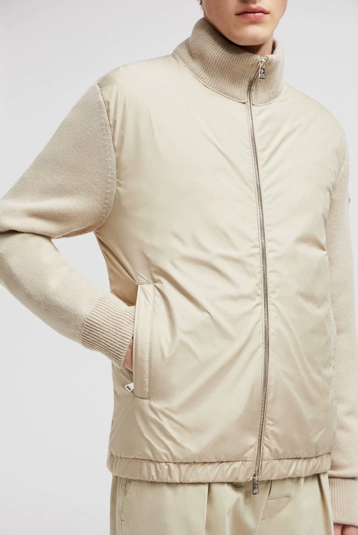 Moncler Moncler 25AW Cashmere & Knit Paneled Down Jacket Size US L / EU 52-54 / 3 - 8 Thumbnail
