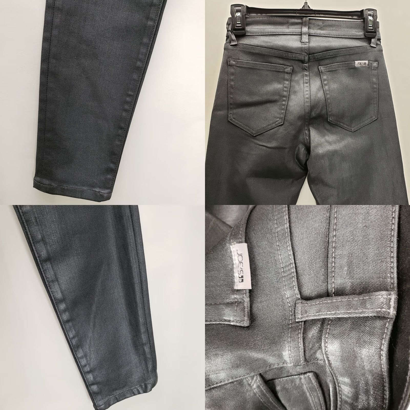 Vintage JOE'S Jeans Skinny Jeans Womens High Rise Button Gunmetal Metallic 24 New Size 4XL / US 24-26 - 8 Thumbnail