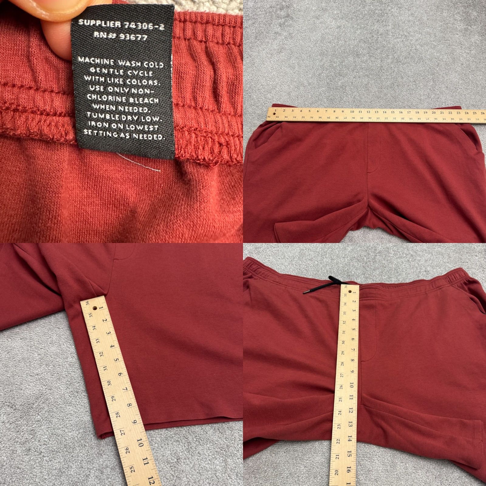 Vintage MSX Michael Strahan Fleece Sweat Shorts Mens 3XL Brown Athletic Activewear Size US 39 - 8 Thumbnail