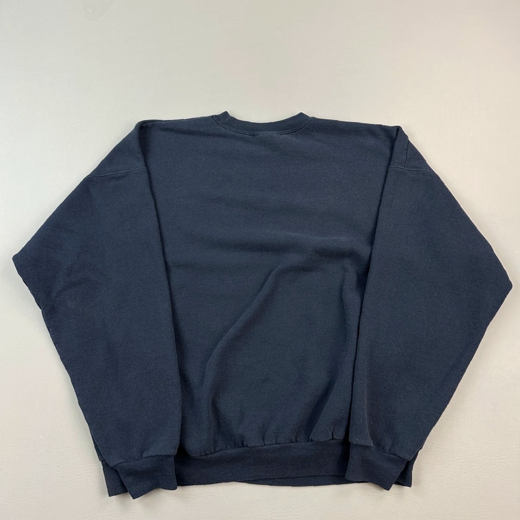 Hanes VINTAGE Hanes Comfortblend Sweatshirt Mens 2XL Navy Blue Crewneck Pullover Shirt 90s Mens Size US XXL / EU 58 / 5 - 3 Thumbnail