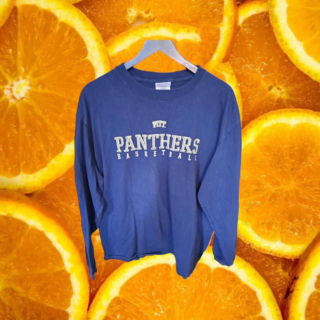 Adidas Adidas Pitt Panthers Basketball Blue Long Sleeve Shirt Size Size US L / EU 52-54 / 3 - 1 Thumbnail