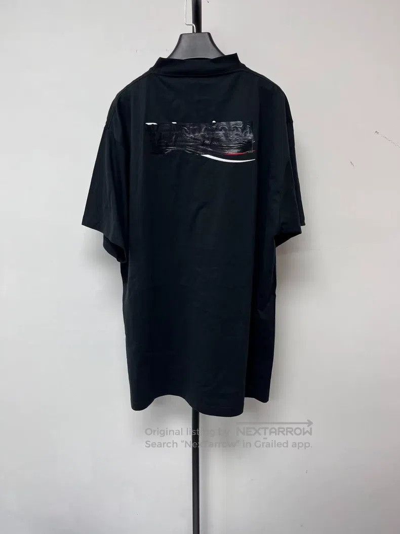 Balenciaga Balenciaga Solid Color Logo Printed Blocked Round Neck Sho Size US S / EU 44-46 / 1 - 2 Thumbnail