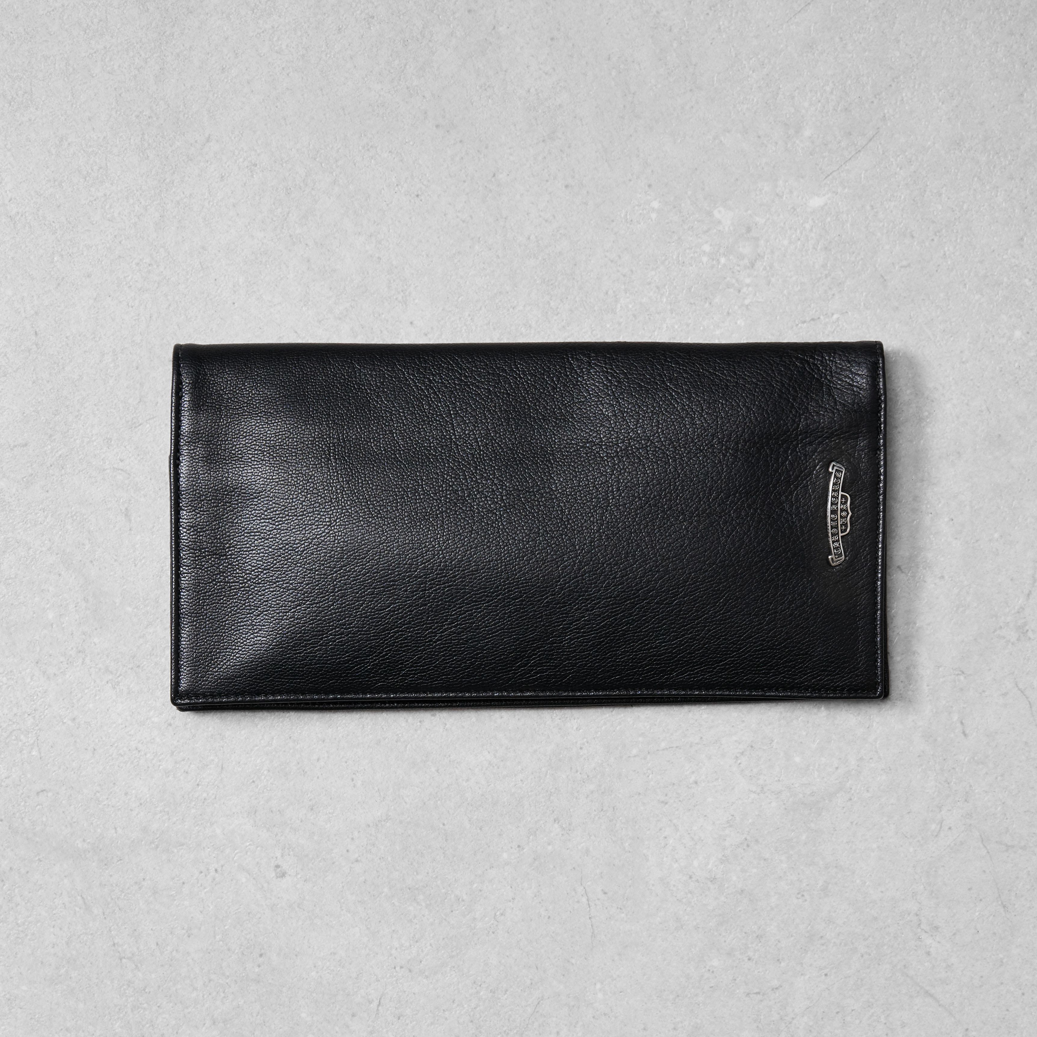 Chrome Hearts CHROME HEARTS Scroll Label TRVL DOX Wallet BLACK Size ONE SIZE - 1 Thumbnail