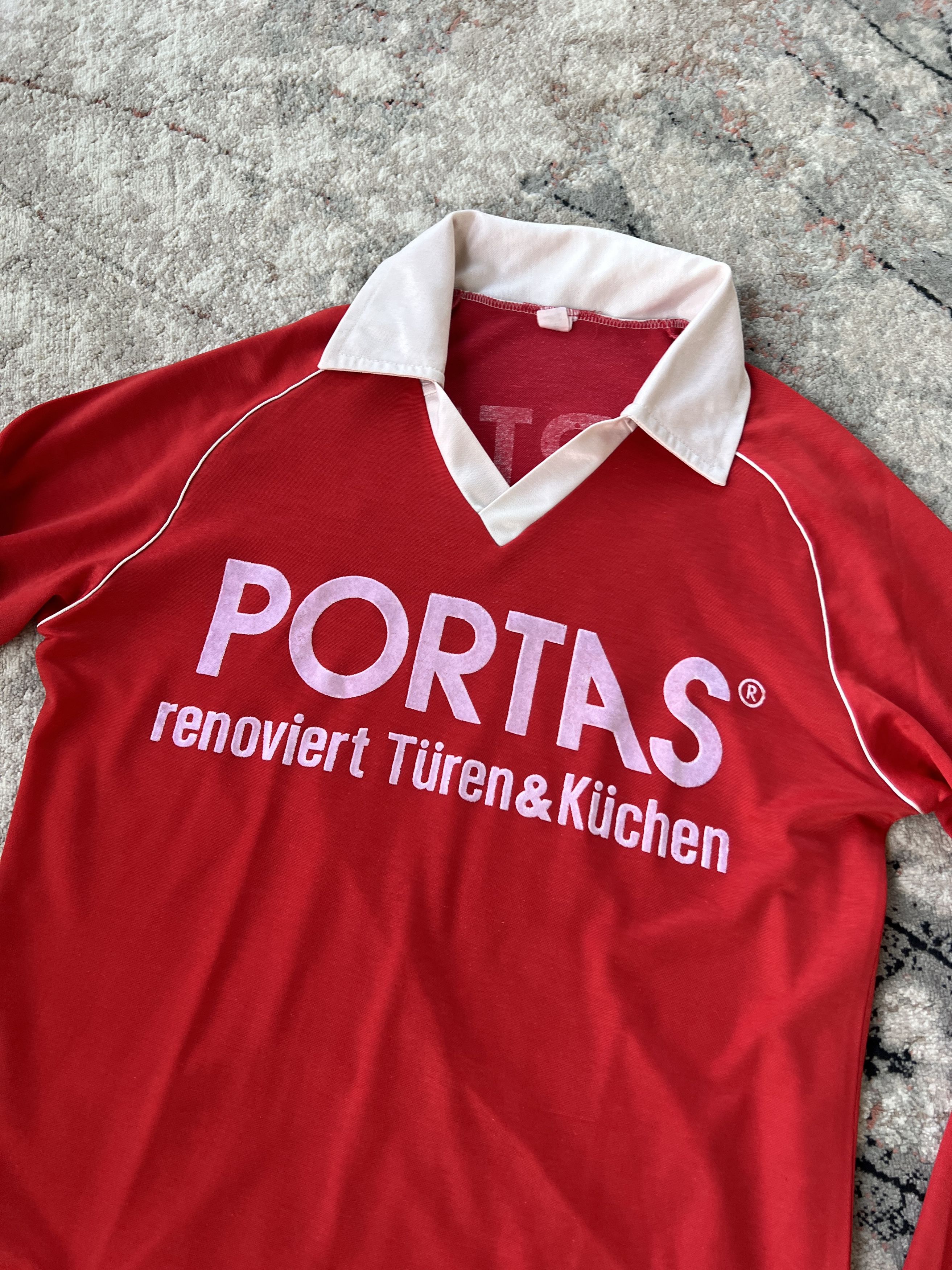 Vintage Rare PORTAS 6 Football Jersey Western Germany Size US M / EU 48-50 / 2 - 2 Thumbnail