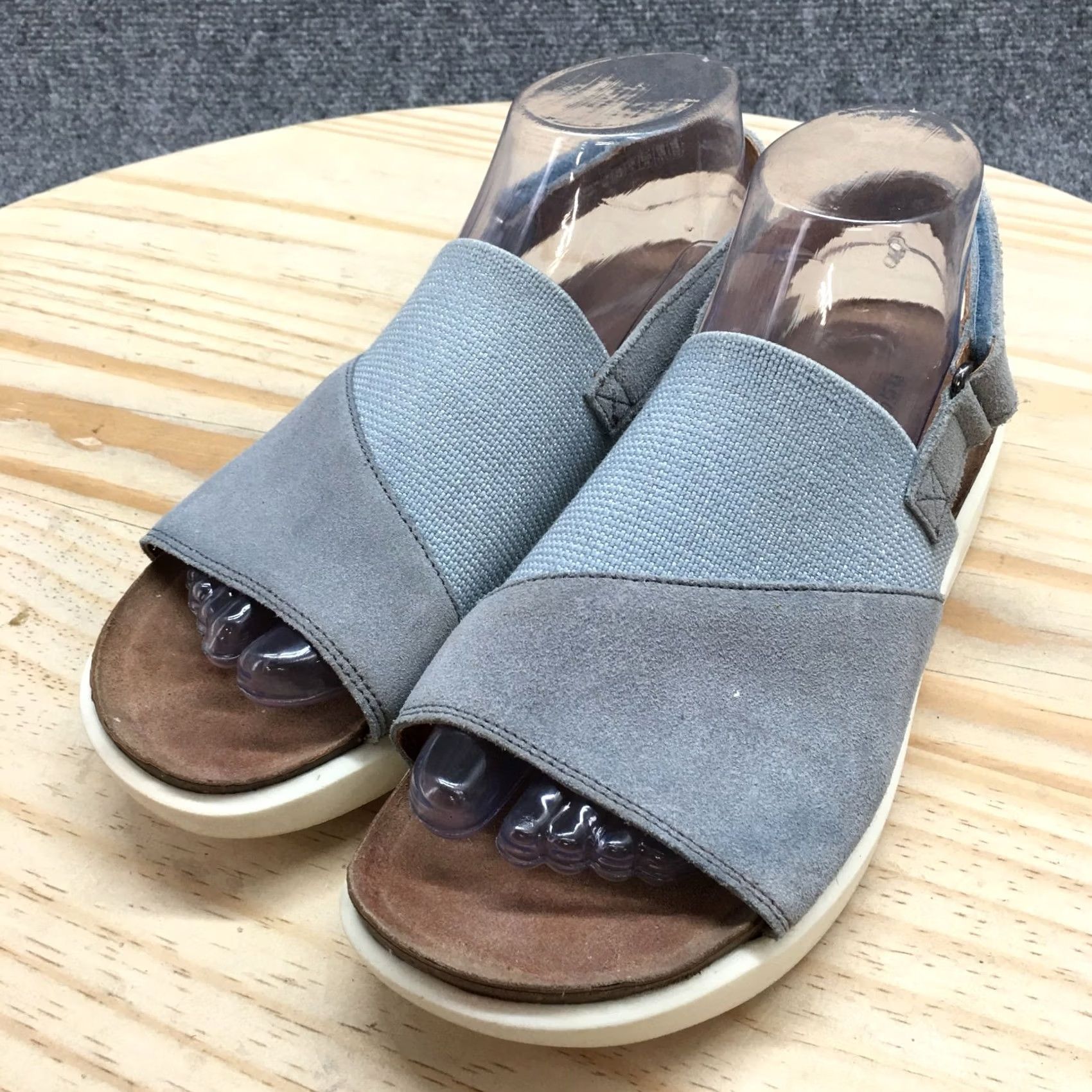 Rockport Rockport Sandals Womens 7.5 M Kyra Slingback Blue Leather Casual Comfort CI4824 Size US 8 / IT 38 - 7 Thumbnail
