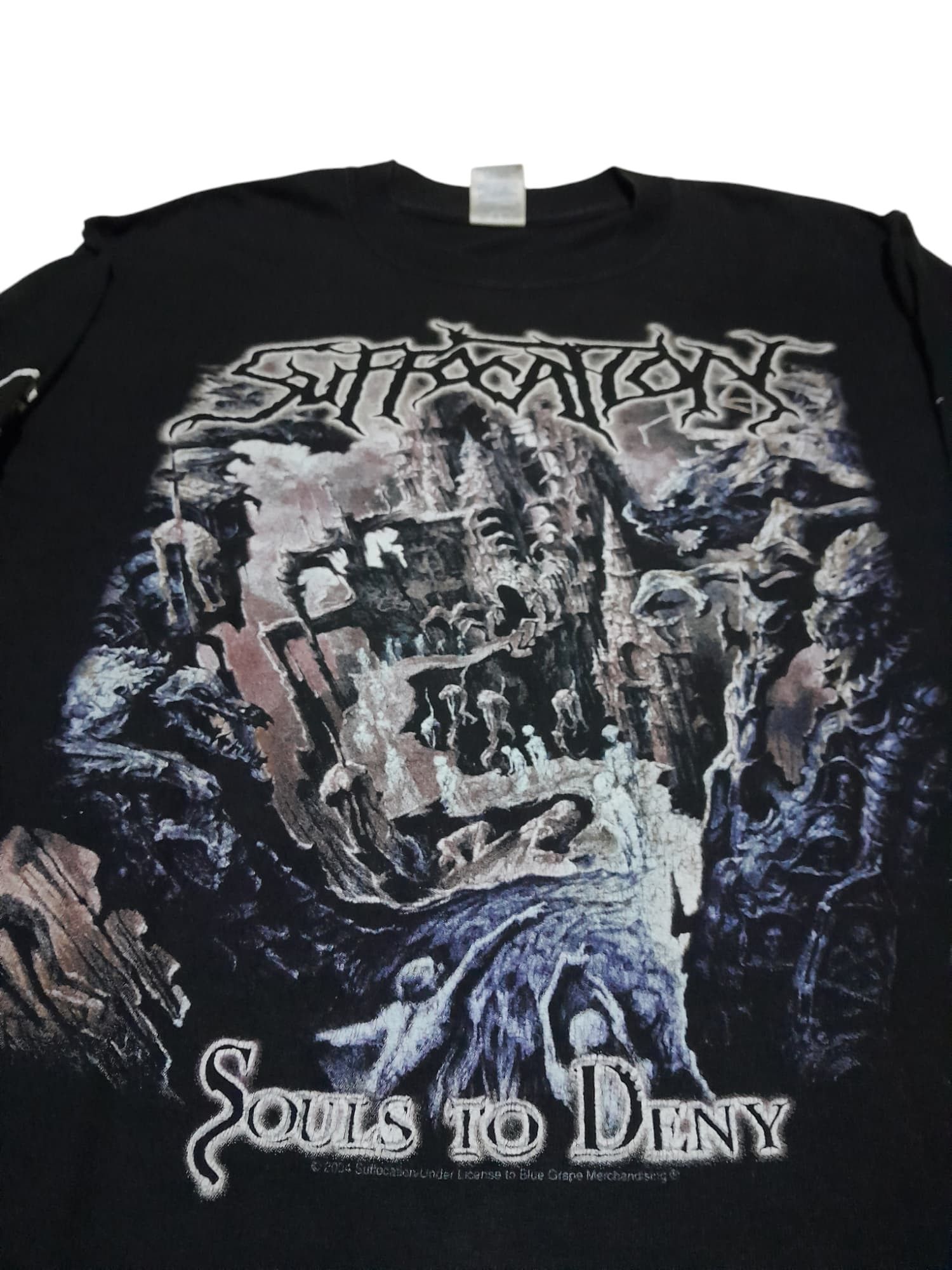 Band Tees Vintage Suffocation "Souls To Deny" Longsleeve Shirt Size US M / EU 48-50 / 2 - 2 Thumbnail