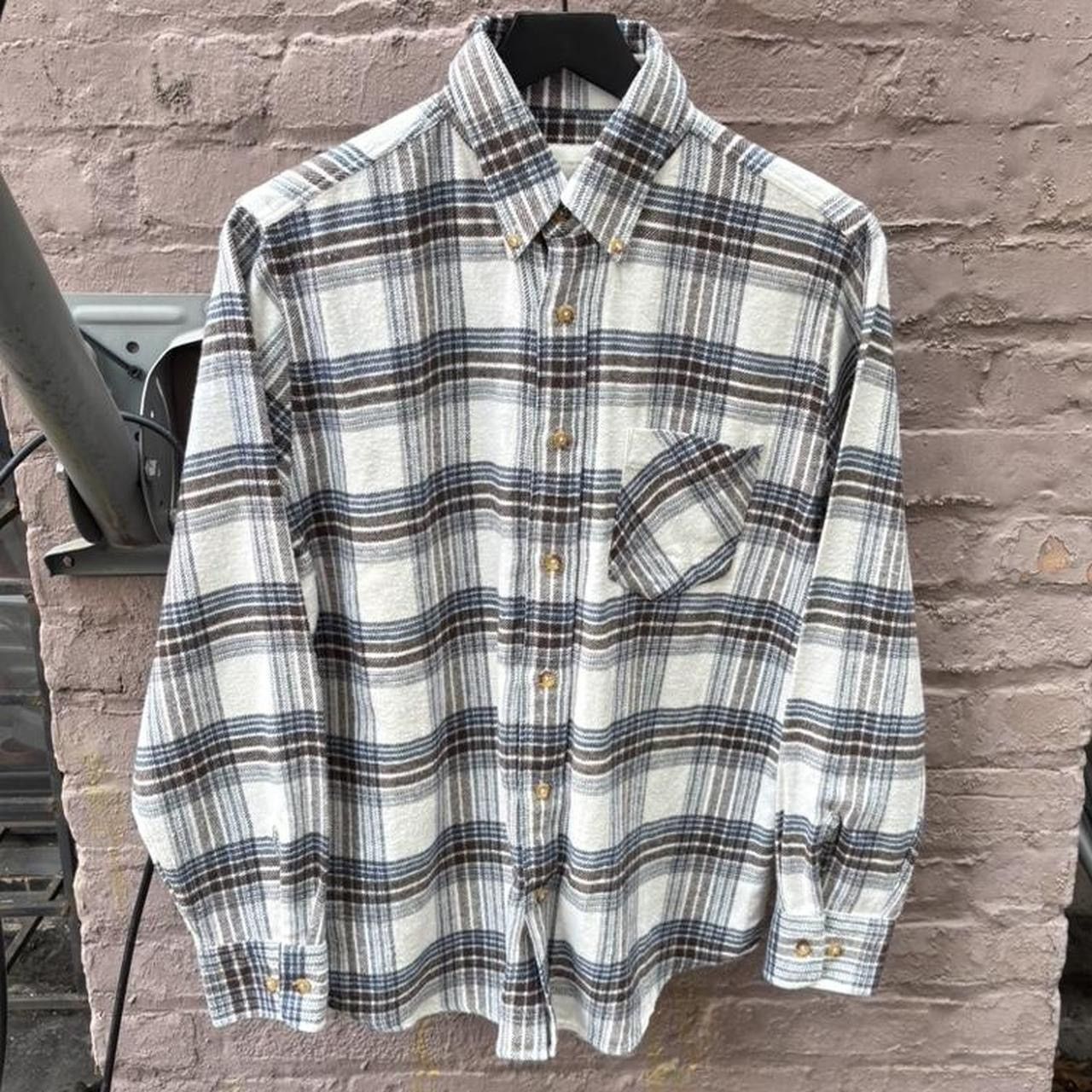 Aime Leon Dore NWOT Aime Leon Dore Blue and Brown Plaid Flannel Shirt Size US S / EU 44-46 / 1 - 1 Thumbnail