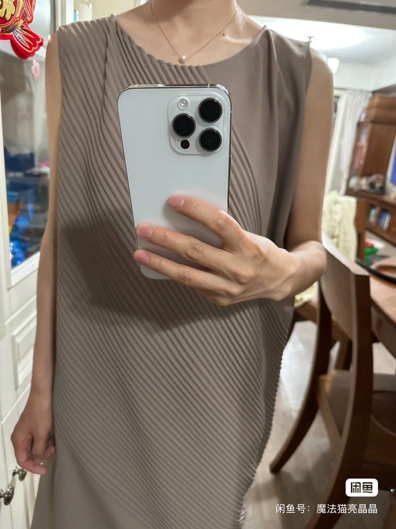 Issey Miyake Issey Miyake A pale pink dress Size M / US 6-8 / IT 42-44 - 6 Thumbnail