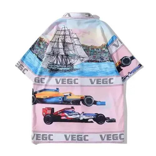 VIBE 3D Printed Men’s Summer Shirt Size US XL / EU 56 / 4 - 2 Thumbnail