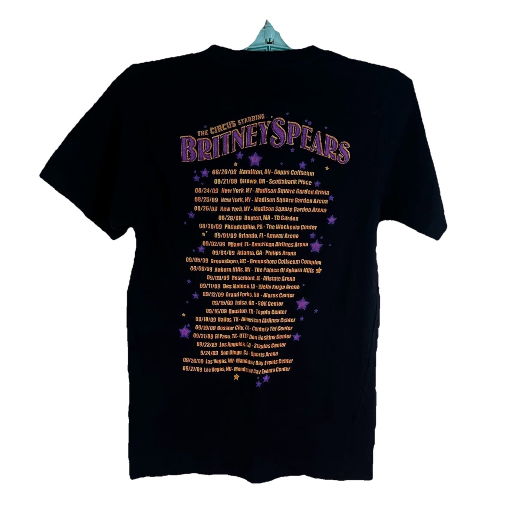 Anvil Britney Spears Circus Tour T-Shirt Adult Size S Black Size US S / EU 44-46 / 1 - 2 Thumbnail