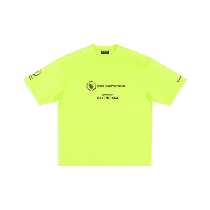 Balenciaga x WFP Logo Print T-shirt for Men