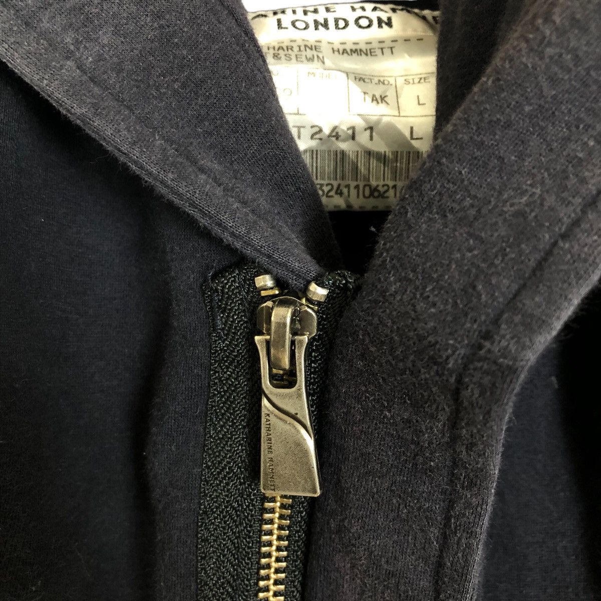 Katharine Hamnett London Vintage Katharine Hamnett London Cut & Sewn Hooded Sweater Size L / US 10 / IT 46 - 10 Thumbnail