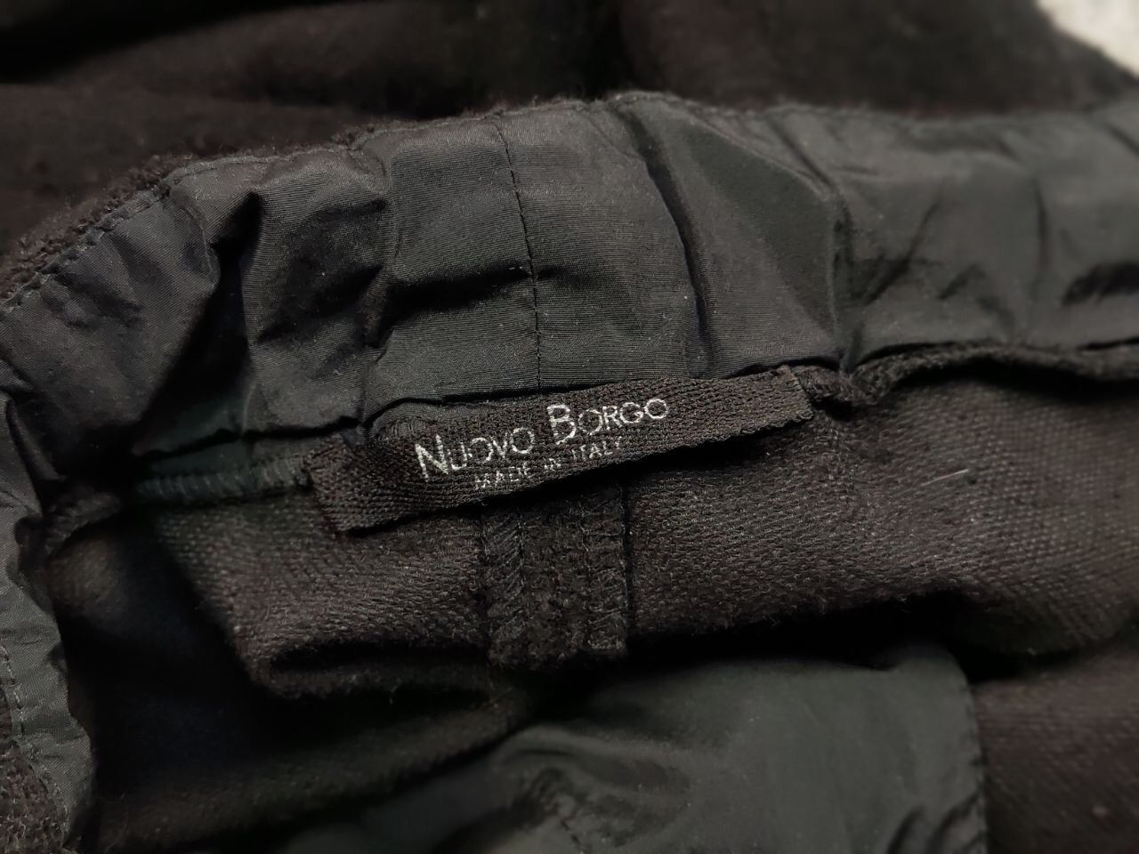 Japanese Brand Nuovo Borgo Design Tailored Baggy Black Short Pants Size 28" / US 6 / IT 42 - 13 Thumbnail