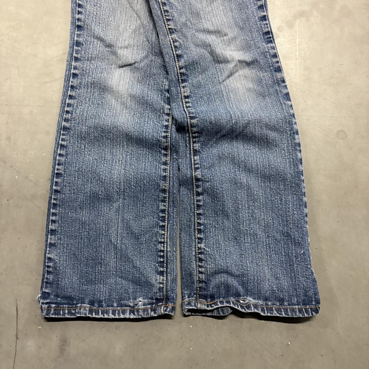Levi's Crazy Vintage Y2K/2000s Levis Bootcut Dark Wash Denim Jeans! Size US 28 / EU 44 - 3 Thumbnail