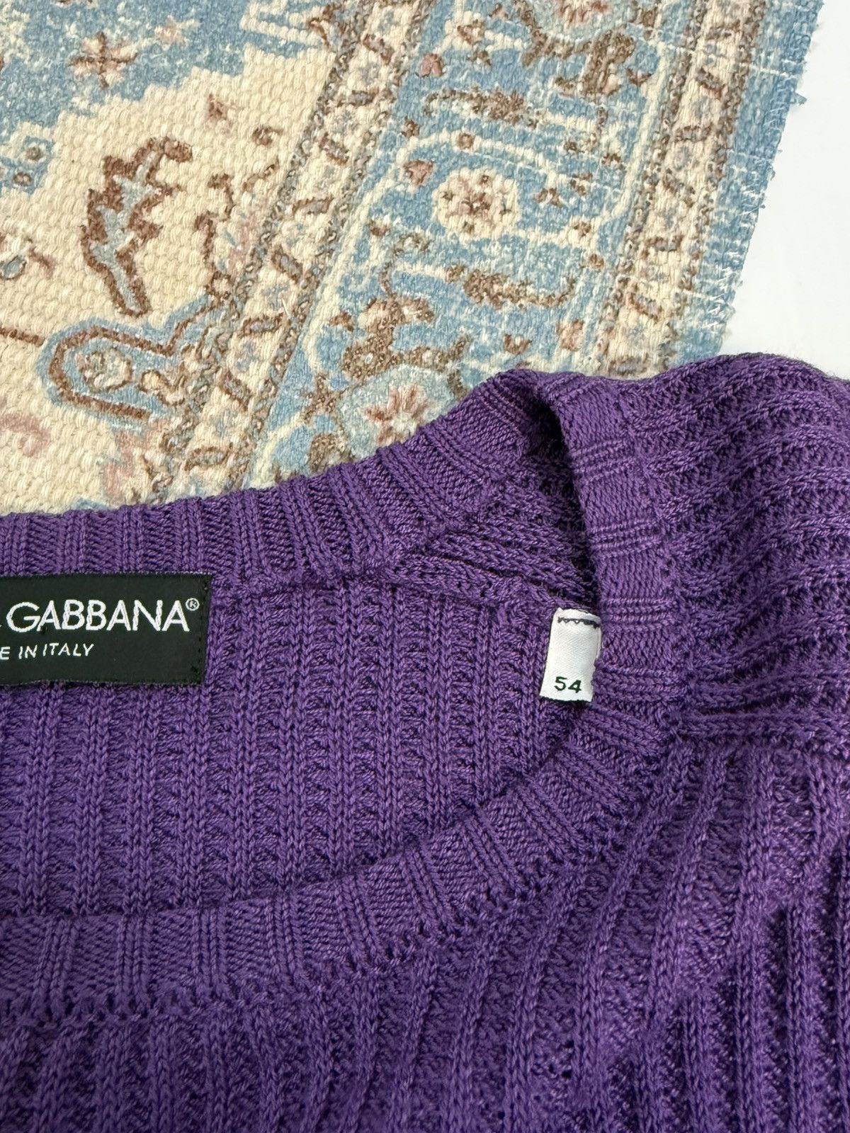 Dolce & Gabbana Dolce & Gabbana Purple Men Sweater Size 54 Size US L / EU 52-54 / 3 - 6 Thumbnail