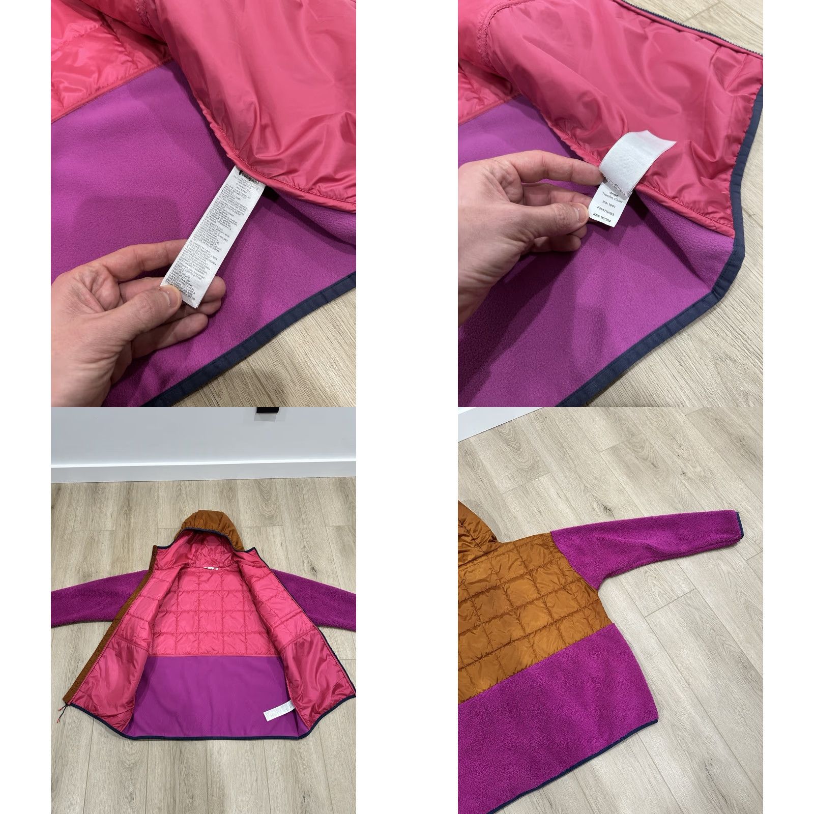 Cotopaxi Cotopaxi Trico Hybrid Hooded Jacket Womens XL Maroon Puffer Sherpa Fleece Jacket Size XL / US 12-14 / IT 48-50 - 8 Thumbnail
