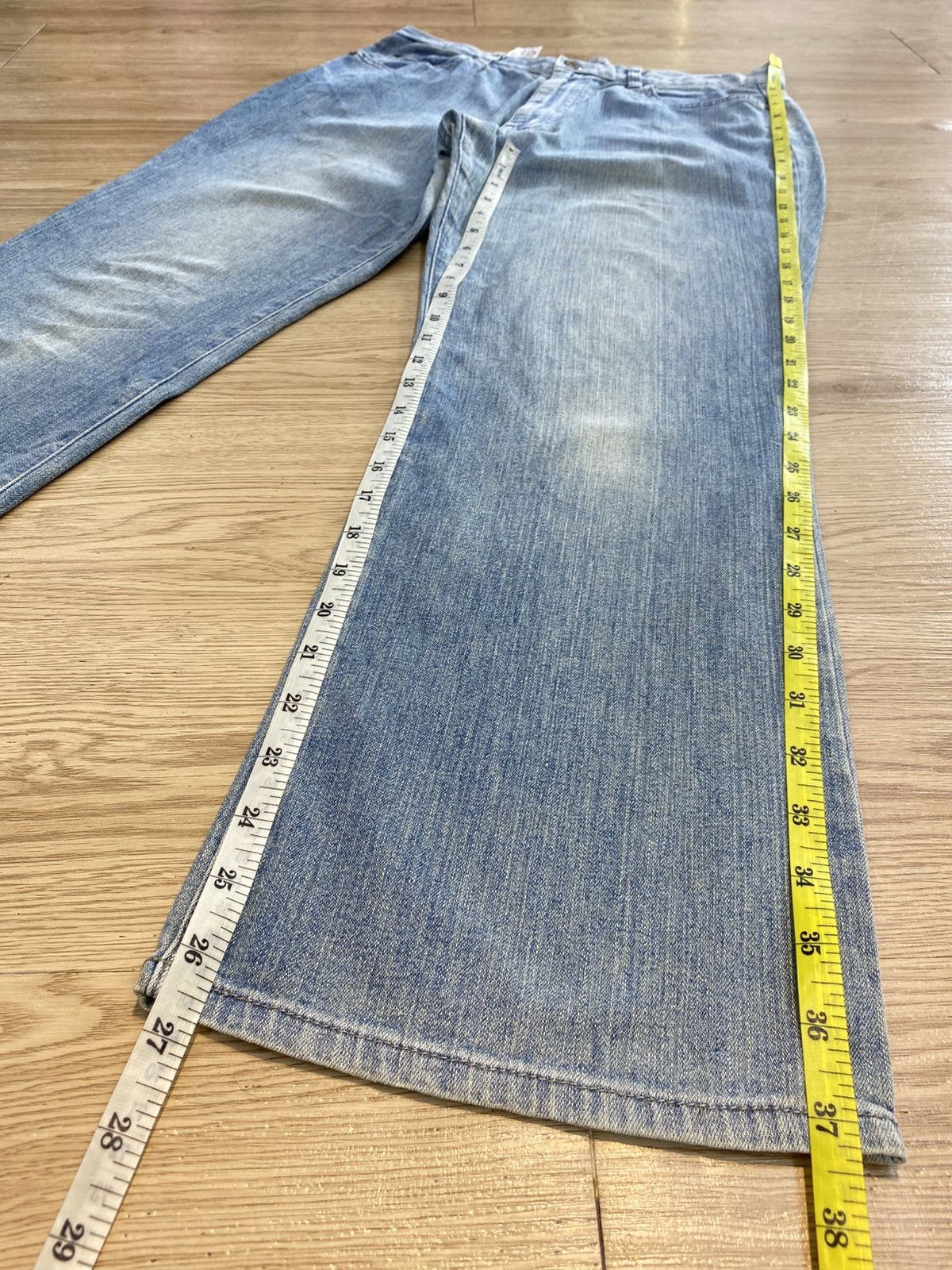 Japanese Brand Vintage GUH Japanese Brand Baggy Faded Denim Jeans Size US 30 / EU 46 - 14 Thumbnail