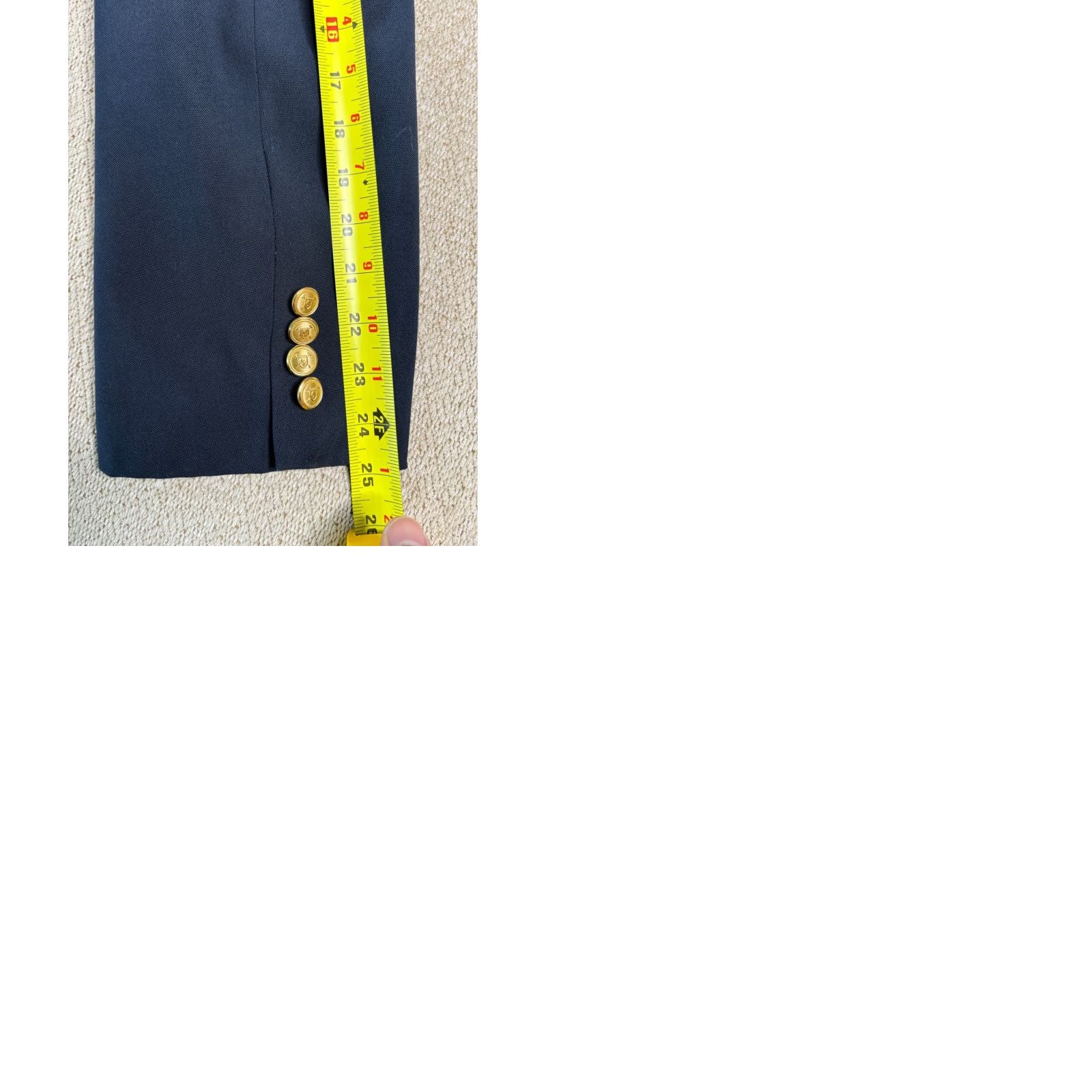 Ralph Lauren VINTAGE Ralph Lauren Polo University Club Blazer Navy Blue Gold Buttons Blazer Made in USA 44R Men’s Blazer Size US XXL / EU 58 / 5 - 9 Thumbnail
