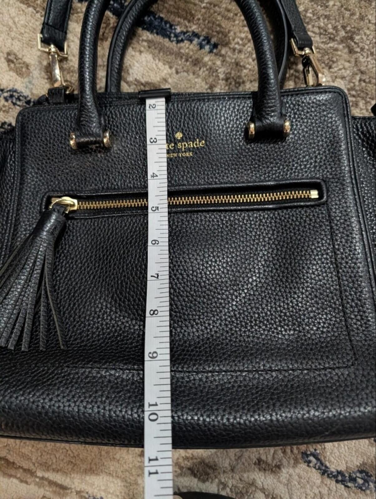 Other Kate Spade Black Leather Tassel Satchel Size ONE SIZE - 10 Thumbnail
