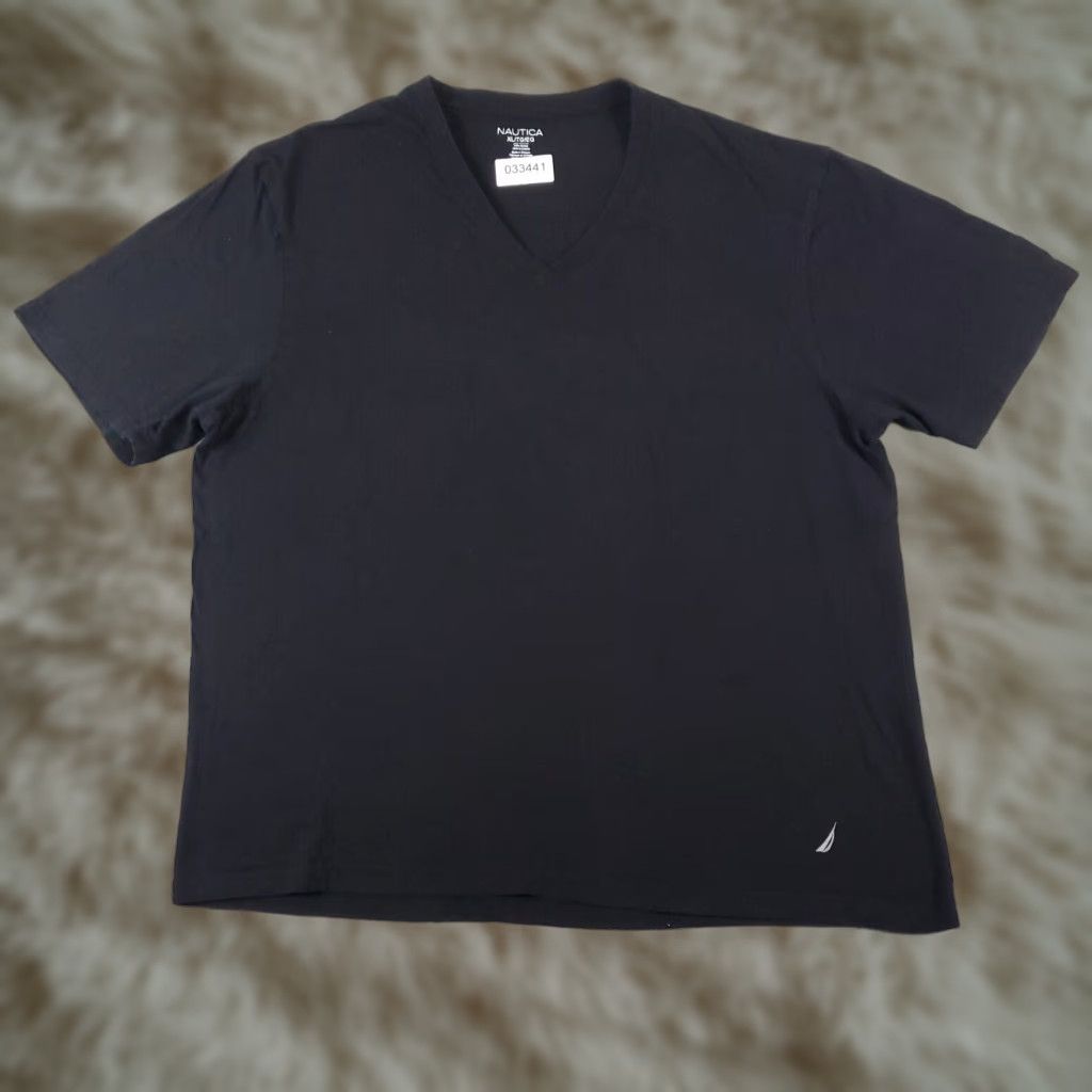Nautica Nautica T-Shirt Mens XL Black Logo Classic Casual Short Sleeve Crew Neck Cotton T-Shirt Mens XL Black Nautica Shirt Size US XL / EU 56 / 4 - 1 Thumbnail