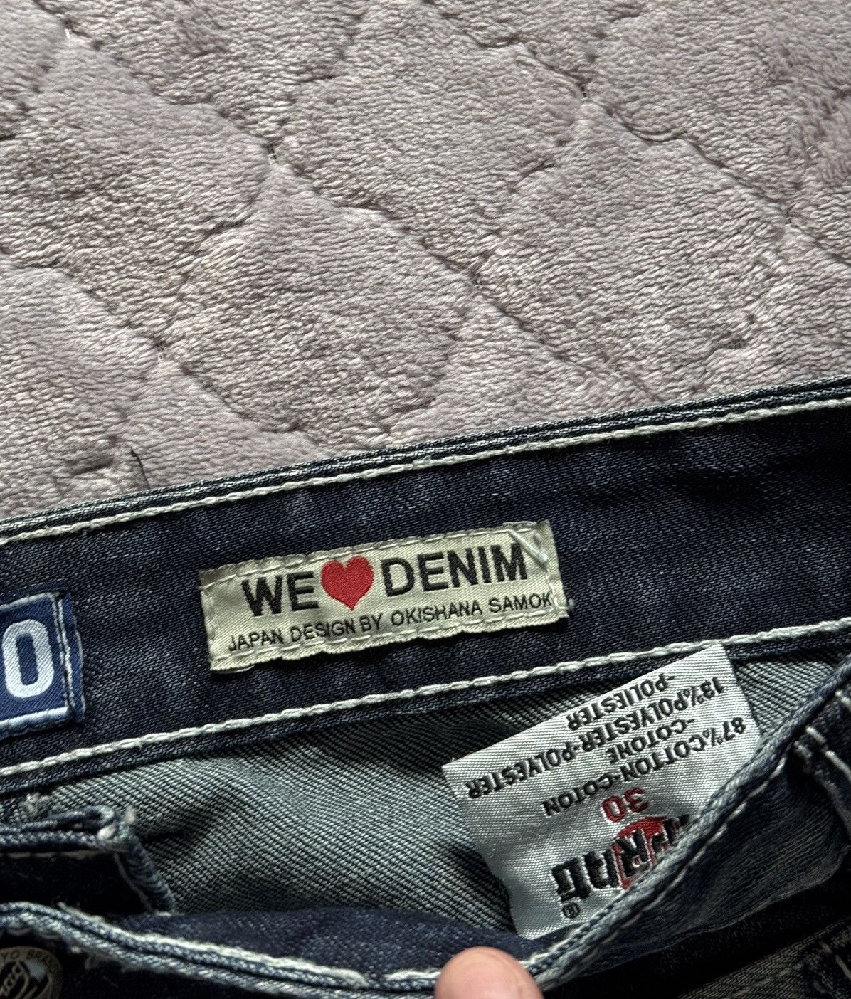Japanese Brand Vintage y2k Japrag Okishana Samoki Denim Pants Size US 30 / EU 46 - 12 Thumbnail