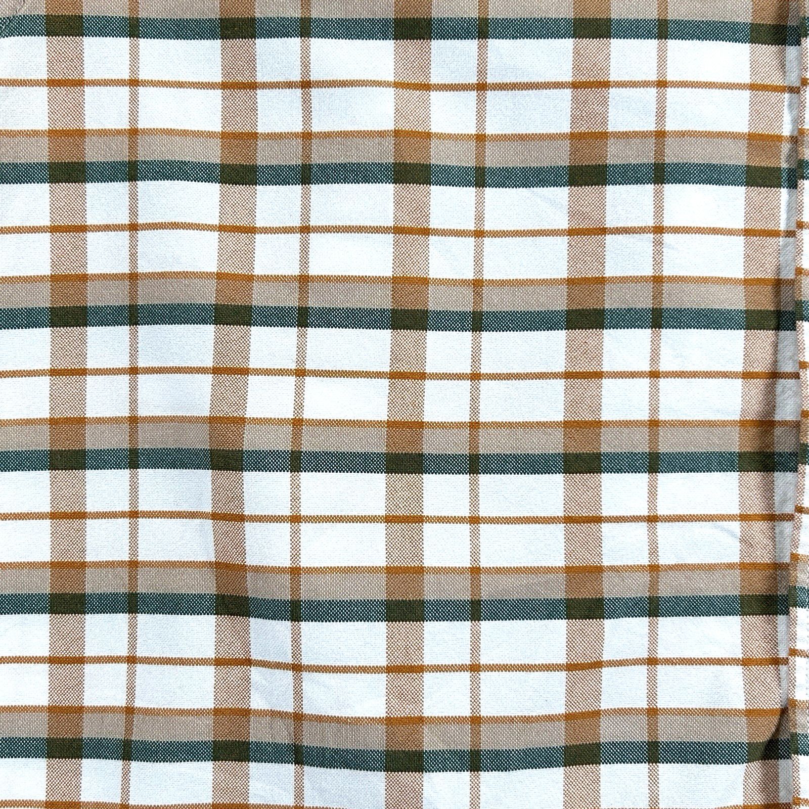 J.Crew J Crew Slim Fit Oxford Long Sleeve Orange Green White Plaid Size US M / EU 48-50 / 2 - 2 Thumbnail