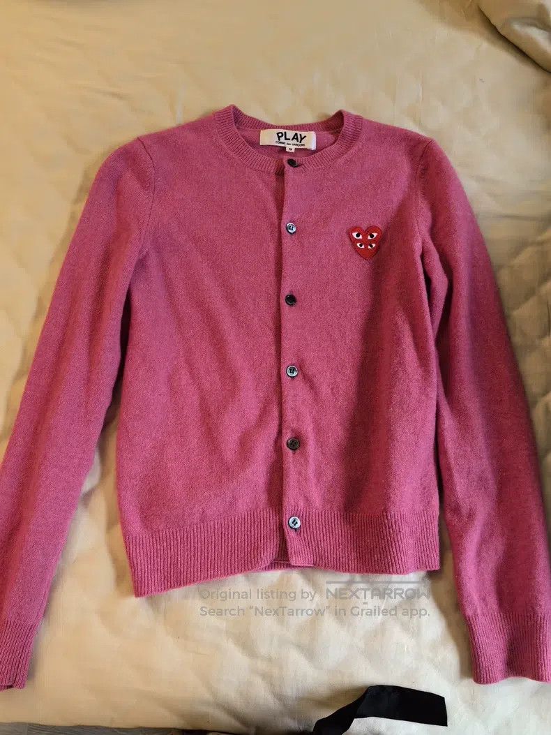 Comme des Garcons Comme Des Garcons Cerise Wool Cardigan Size S / US 4 / IT 40 - 1 Thumbnail