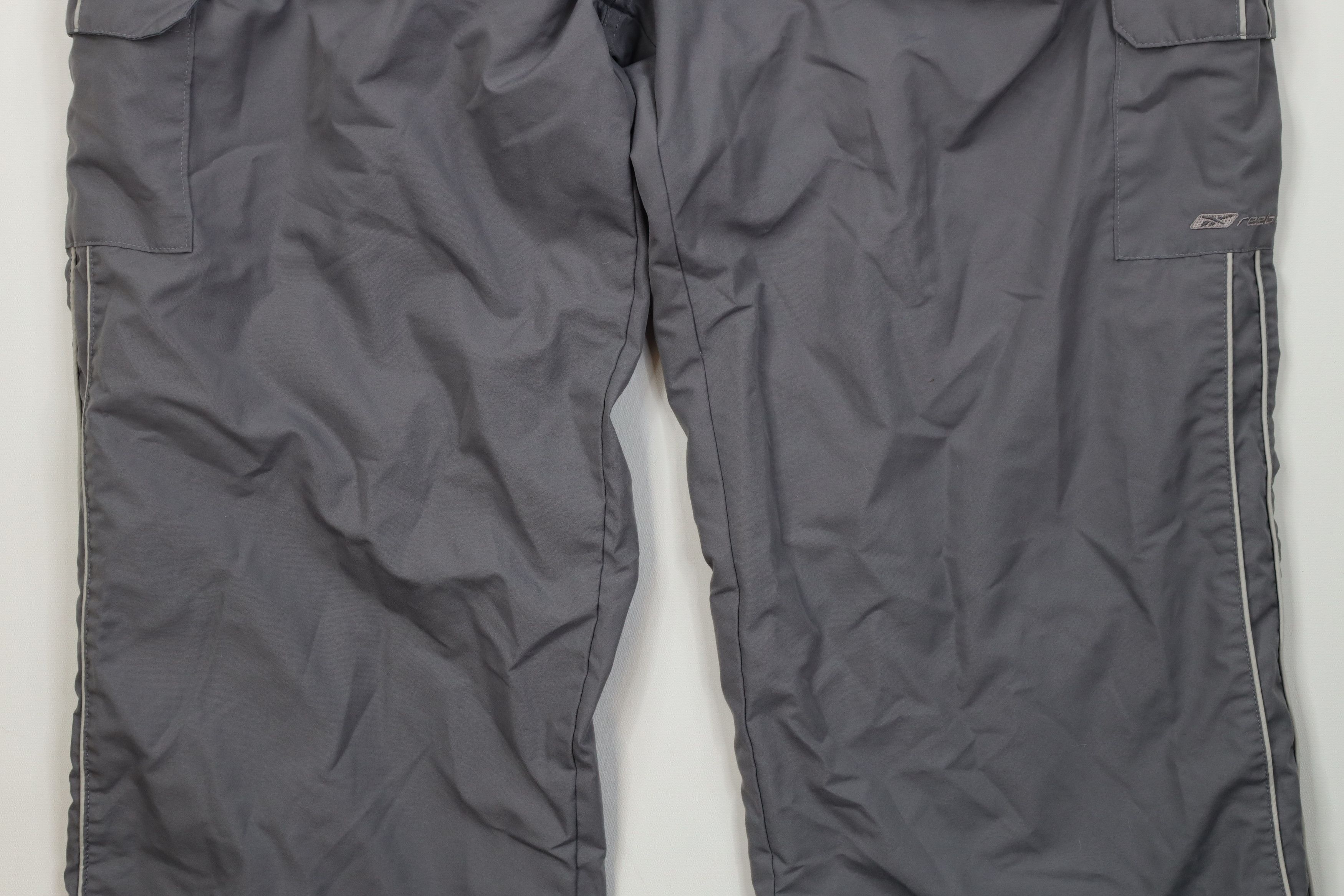 Reebok Vintage 90s Reebok Lined Wide Leg Cargo Windbreaker Pants Size US 38 / EU 54 - 4 Thumbnail