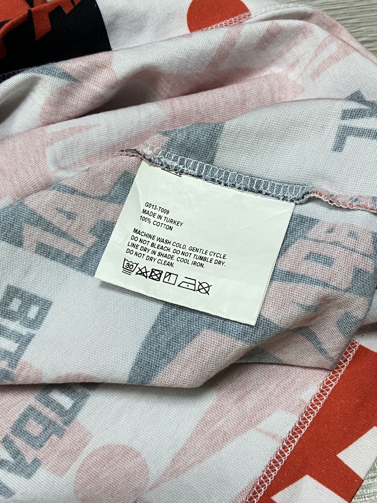 Gosha Rubchinskiy Gosha Друг Враг All Over Print T-shirt monogram Friend Enemy Size US M / EU 48-50 / 2 - 5 Thumbnail