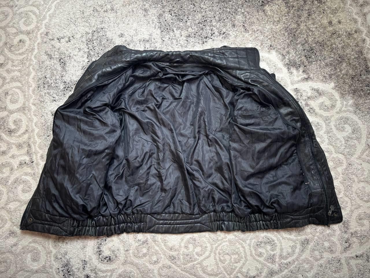 Vintage 90s Vintage Elazar Leather Patchwork Bomber Jacket Size US XL / EU 56 / 4 - 15 Thumbnail