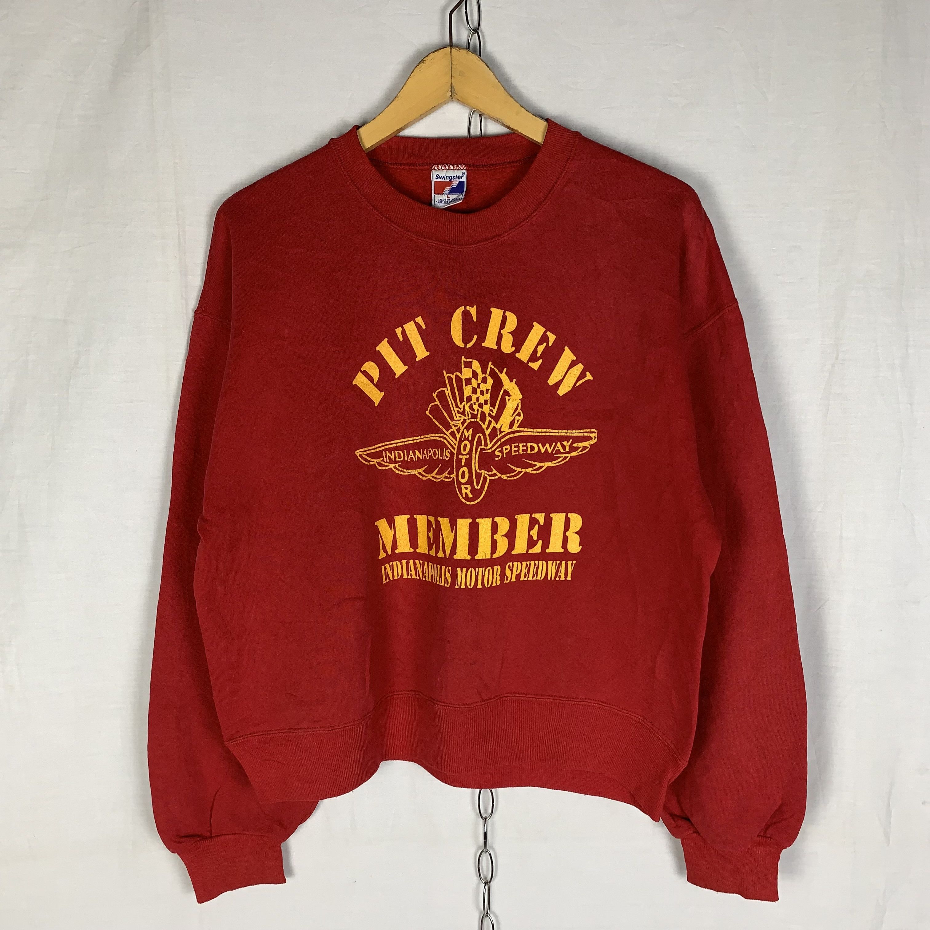 Vintage Vintage Indianapolis Motor Speedway Sweater Crewneck Size US L / EU 52-54 / 3 - 1 Thumbnail