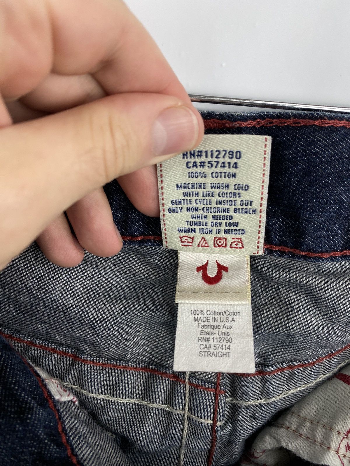 True Religion 🇺🇸 Vintage True Religion Denim Jeans Mde in USA Y2K Rare Hype Size US 30 / EU 46 - 9 Thumbnail