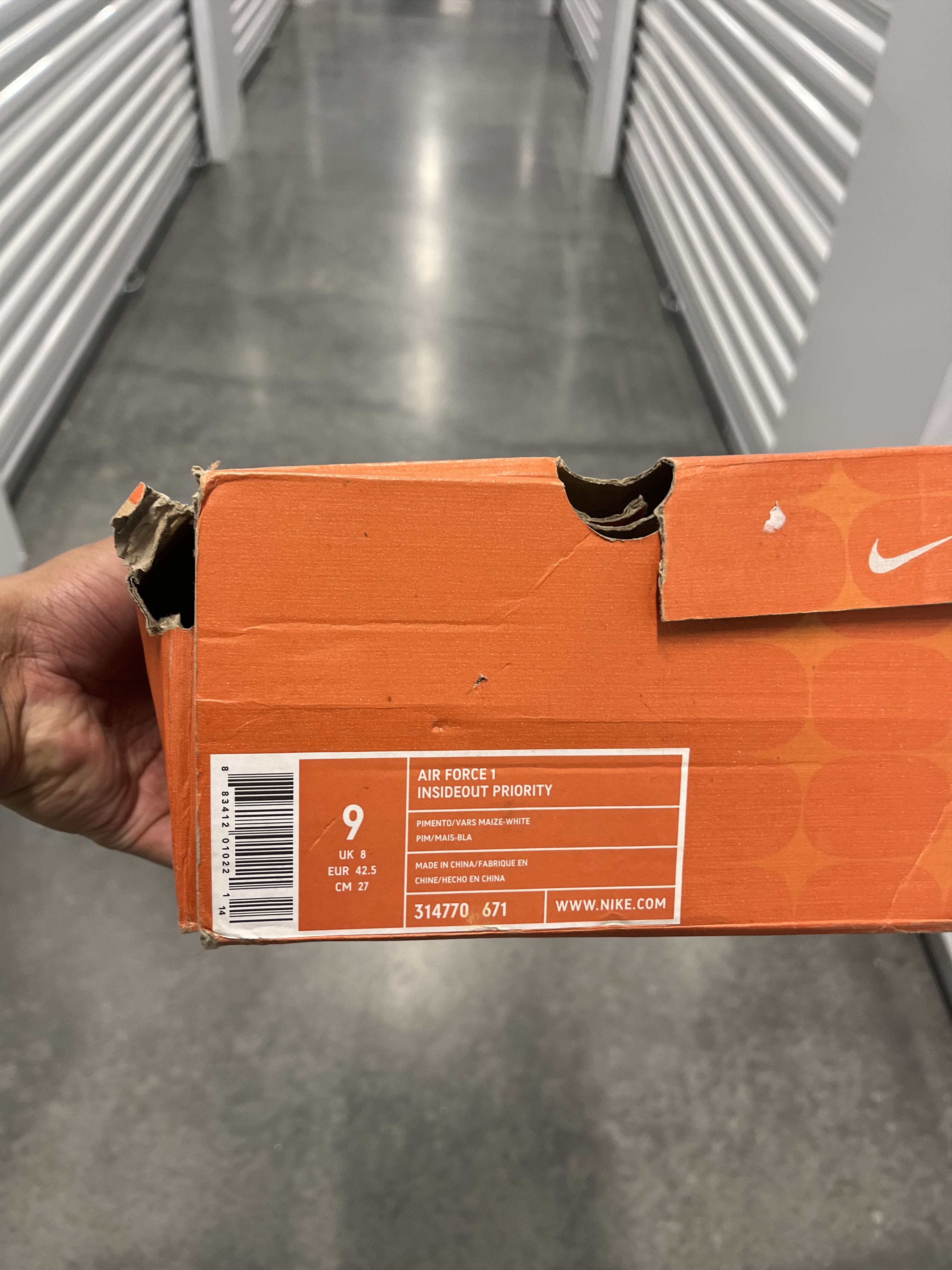 Nike Nike Air Force 1 Insideout Priority 'Filipino' Size US 9 / EU 42 - 2 Thumbnail