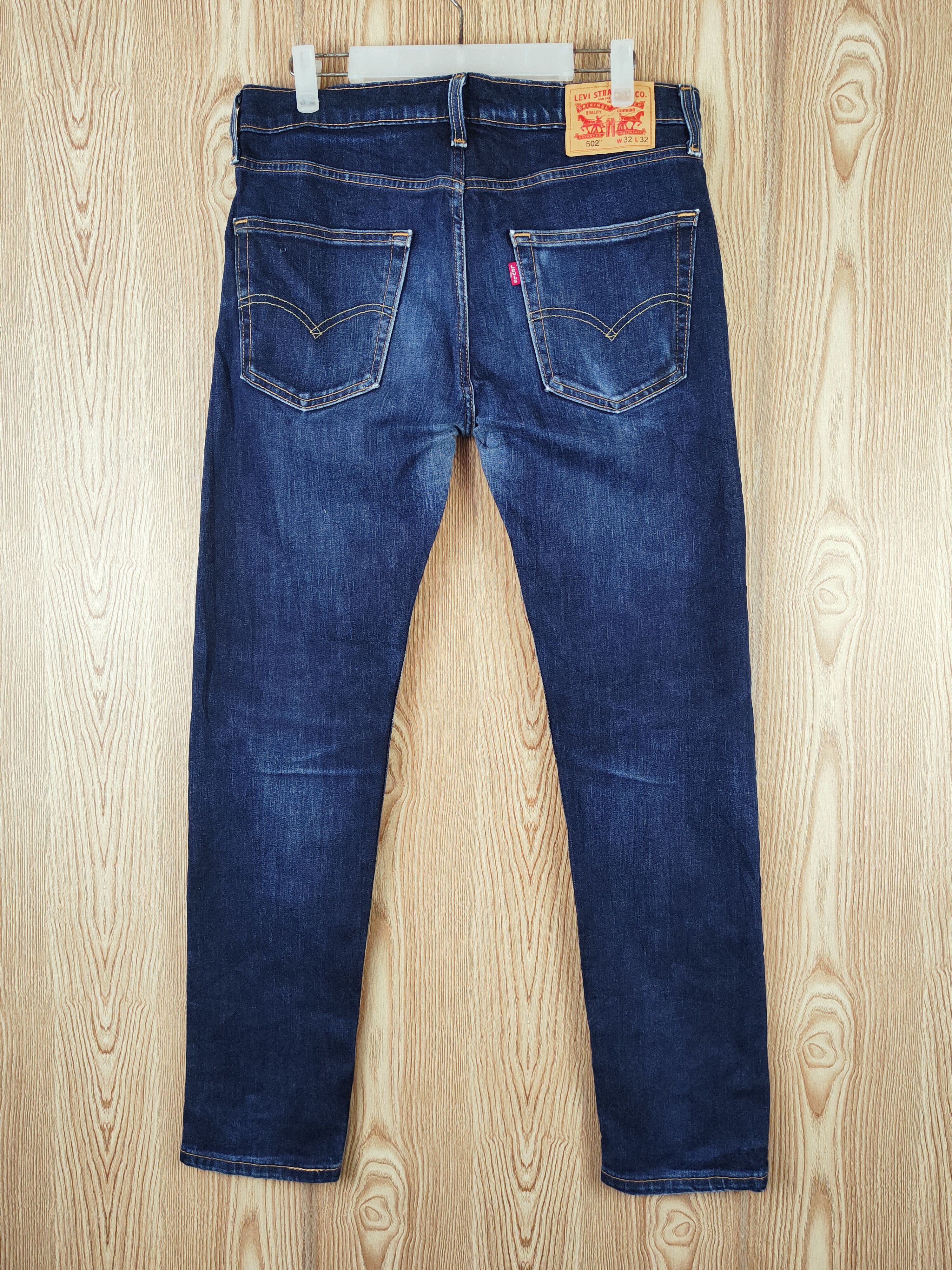 Levi's Levi's Dark Blue Distressed Ripped Jeans #S2707 Size US 33 - 9 Thumbnail