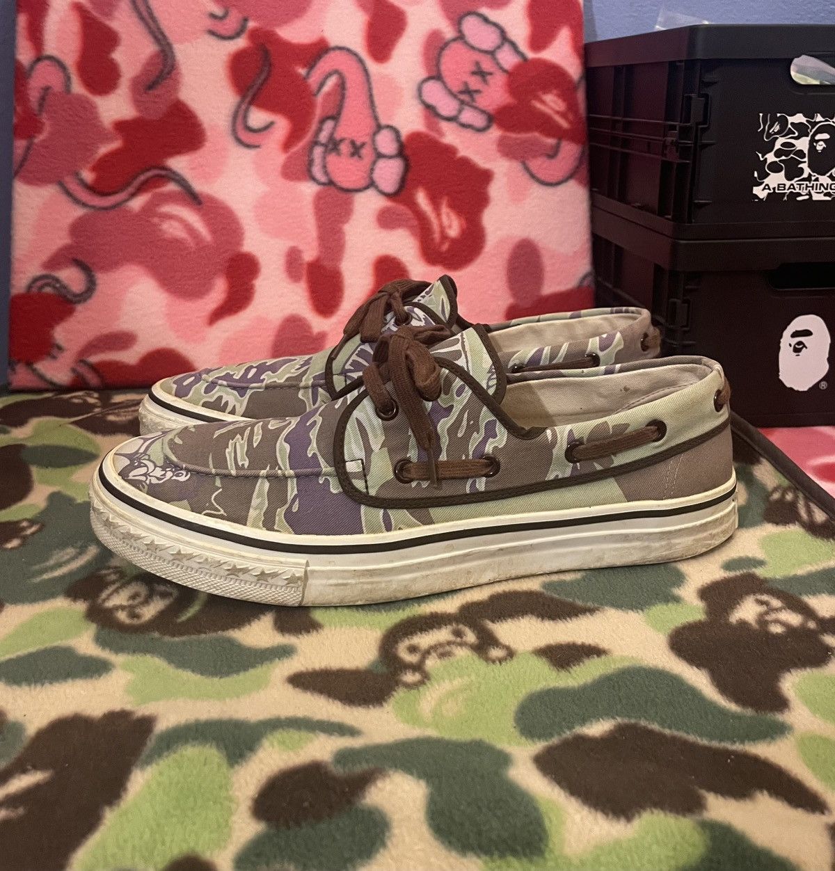 Bape Bape low Bapesta Size US 8.5 / EU 41-42 - 1 Thumbnail