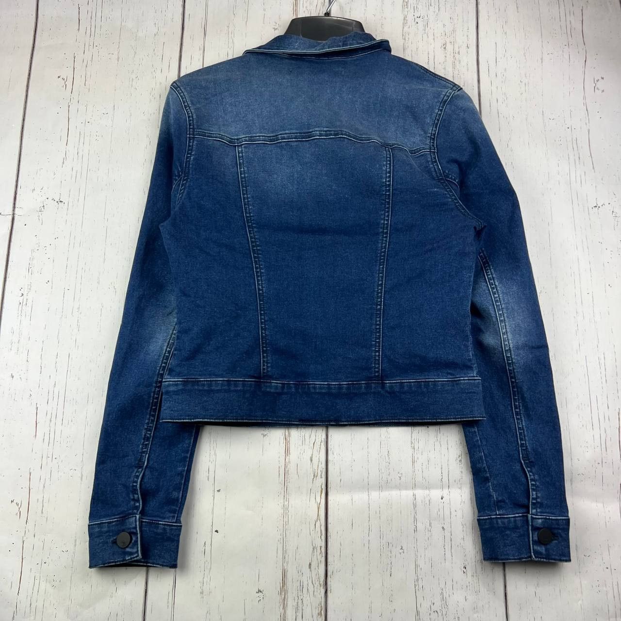 Mavi Mavi Small Cropped Slim Fit Stretchable Denim Jeans Jacket Size S / US 4 / IT 40 - 2 Thumbnail