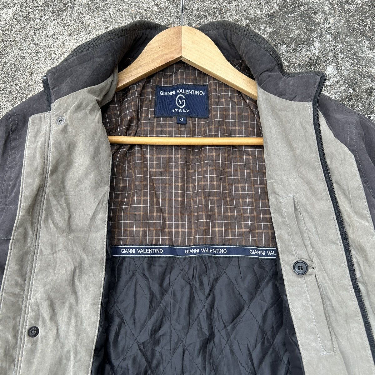 Gianni Valentino × Valentino × Vintage Vintage Gianni Valentino Italy Zipper Jacket Size US S / EU 44-46 / 1 - 4 Thumbnail