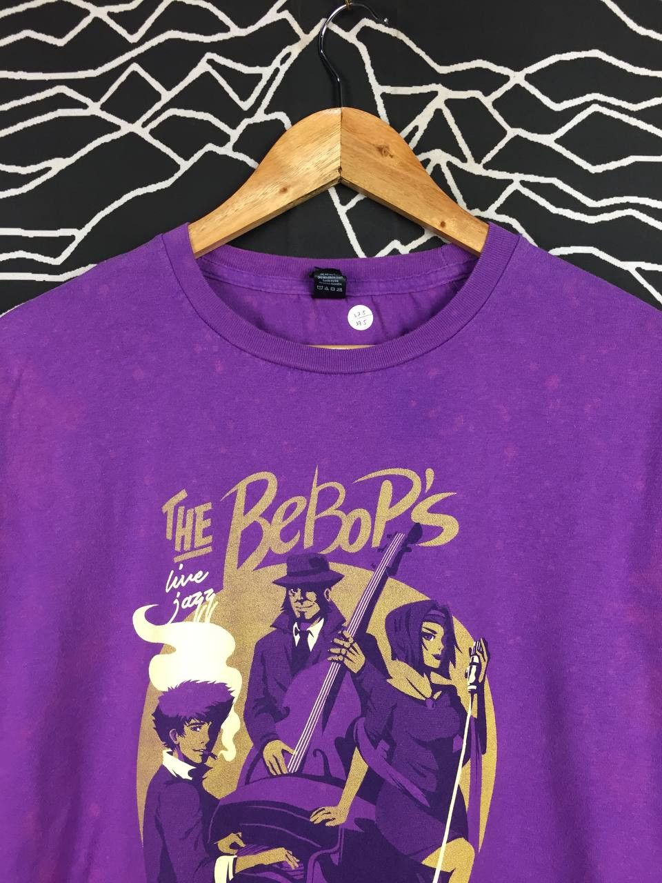 Anime Cowboy Bepop The Bepop's Live Jazz Anime Manga Tee Size US L / EU 52-54 / 3 - 3 Thumbnail