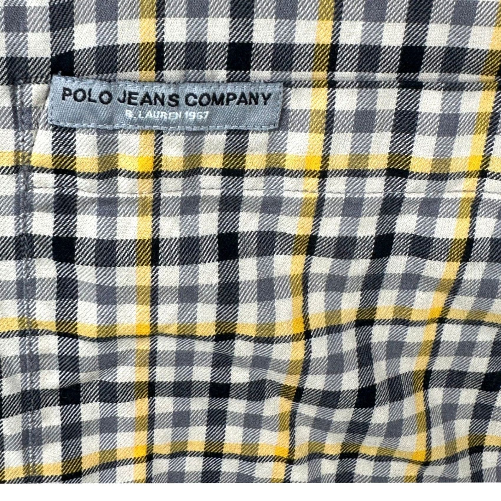 Ralph Lauren Ralph Lauren Jeans Co. Button-Up Shirt Mens 3XT Tall Yellow Check Casual Spring Long Sleeve Collared Vintage N/A Size US XXL / EU 58 / 5 - 6 Thumbnail