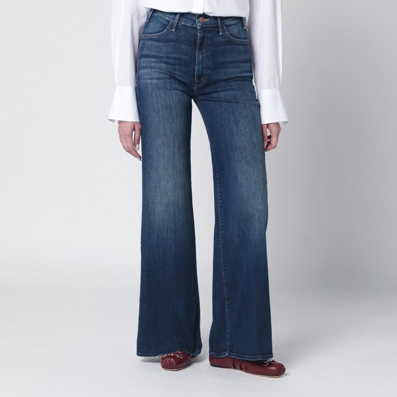 MOTHER Mother Blue Flared Troublemaker Jeans Size 27" / US 4 / IT 40 - 1 Thumbnail