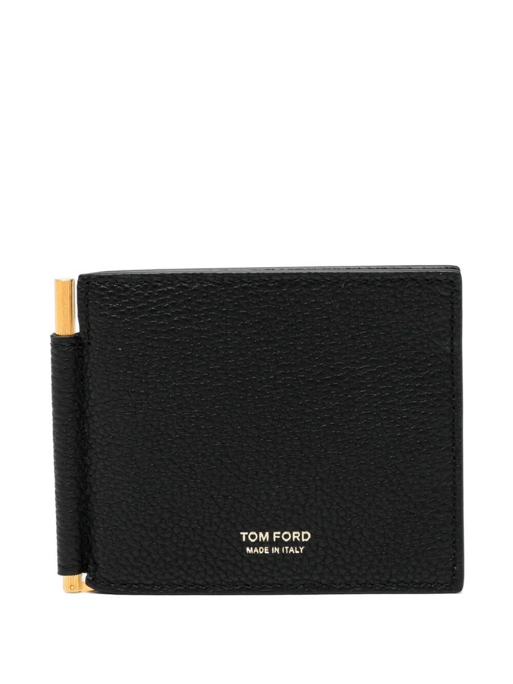 Tom Ford SOFT GRAIN LEATHER T LINE MONEY CLIP WALLET Size ONE SIZE - 1 Thumbnail